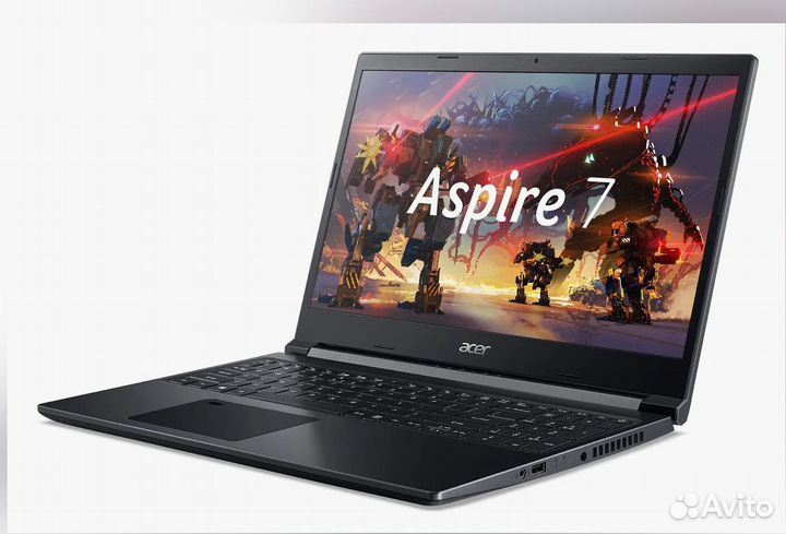 Acer 15.6 R7-3750H 4яд8пот GTX1650Ti/4 16/256Гб