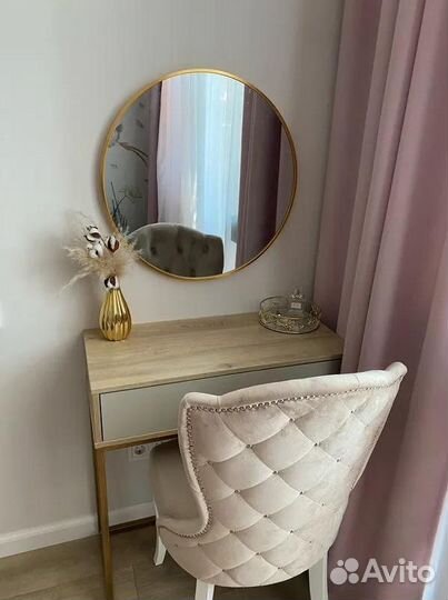 Зеркало настенное круглое в ванную