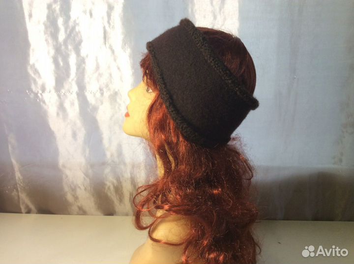 Полоска на голову, чистая шерсть,р 56-57,арт 002