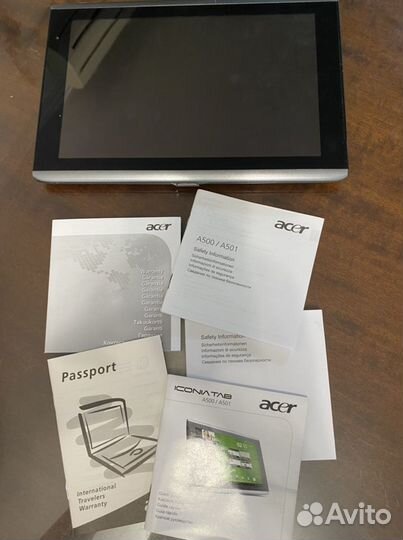 Планшет acer iconia tab A500/A501