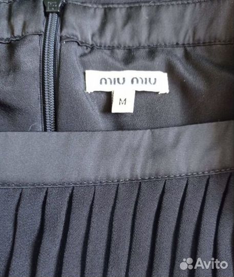 Платье miu miu шелк 100