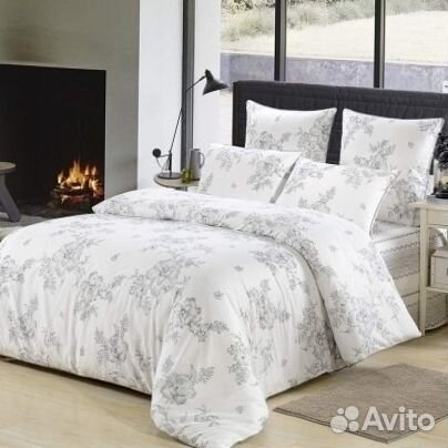 Постельное белье евро с готовым одеялом