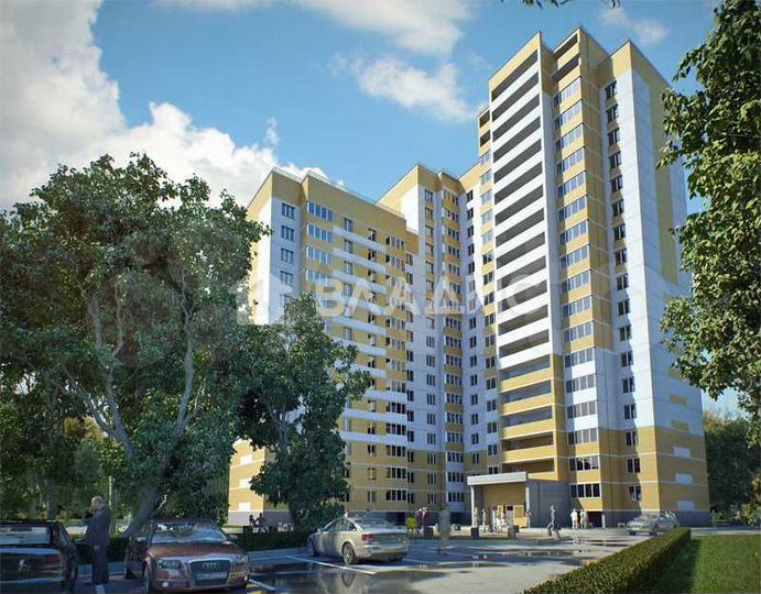 2-к. квартира, 69,4 м², 7/16 эт.