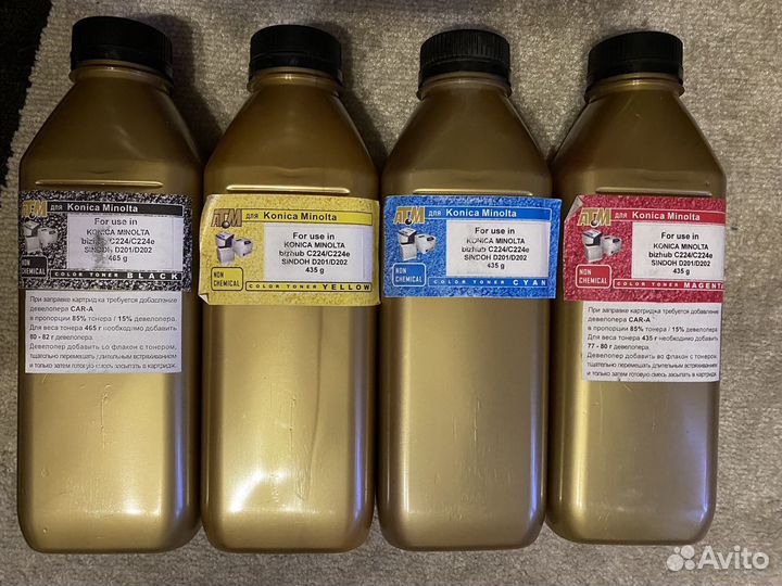 Тонер для konica Minolta bizhub c224/c224e