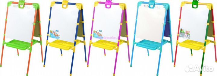 Мольберт с большим пеналом