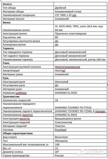 Велосипед stern urban lady 2.0