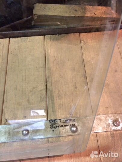 Стекло двери водительской kia spectra