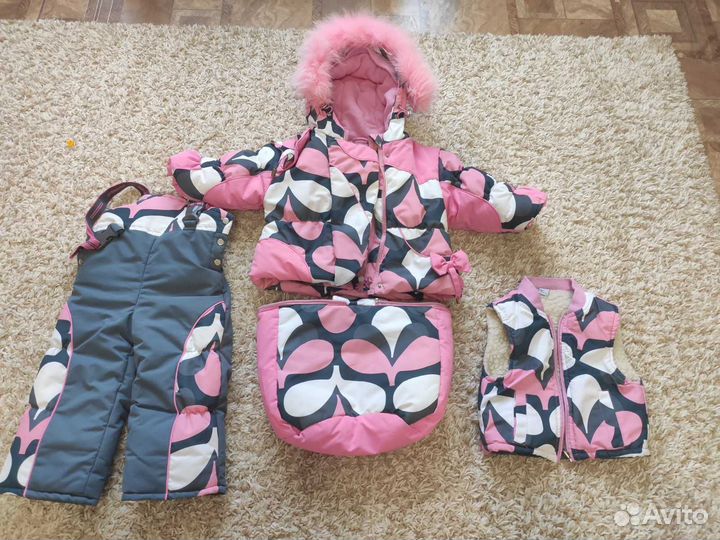 Зимний костюм для девочки