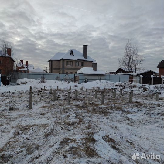 Винтовые сваи под ключ установка