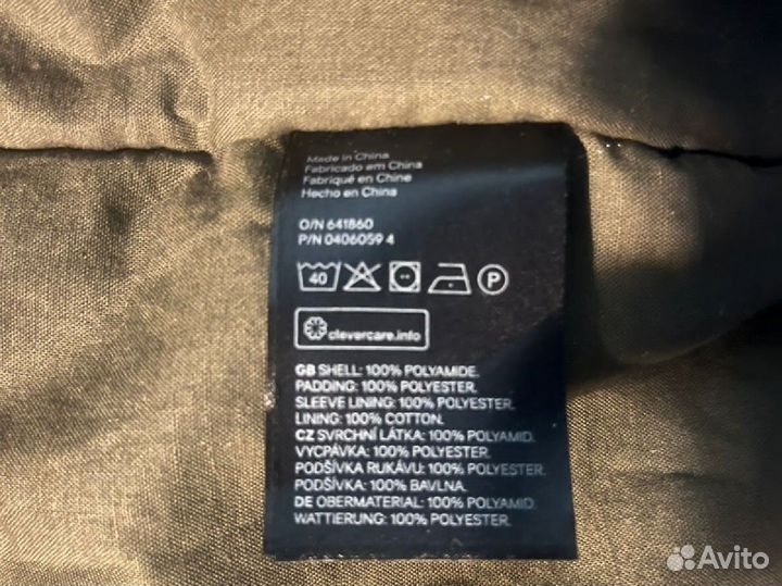 Бомбер H&M оливковый