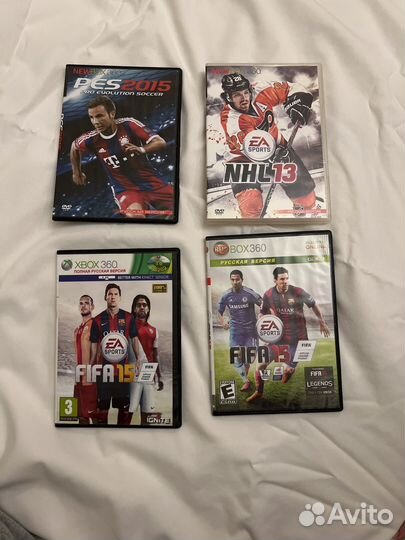 Fifa 15 xbox 360, нхл 13 и пес 2015. Пиратские