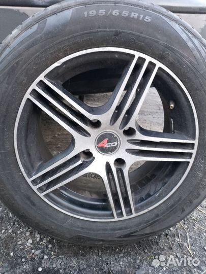 Литье диски r15 4x100 и резины бу