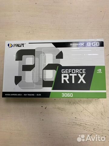 Новая видеокарта Palit GeForce RTX 3060 StormX 8Gb
