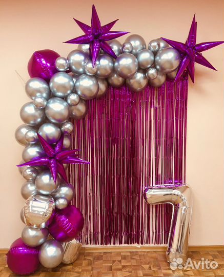 Фотозона из воздушных шаров