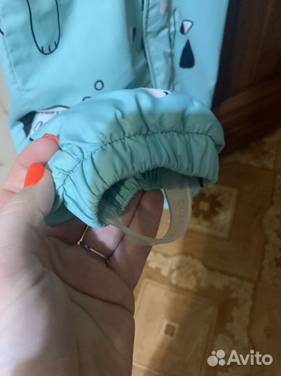 Комбинезон демисезонный crockid 80 86 для девочки