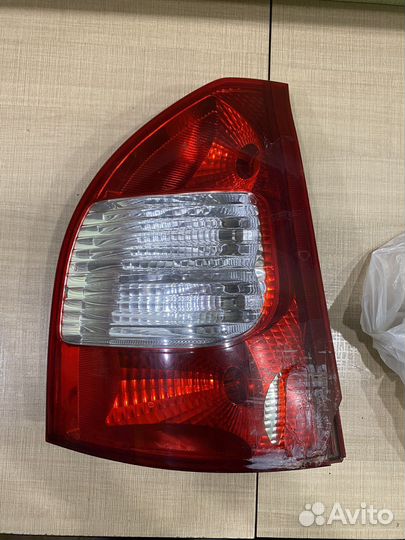 Фонарь задний правый лада калина
