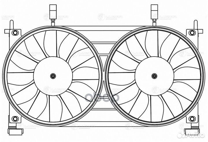 Вентилятор ваз 21213-2120/niva 77- 1.7/1.8 охла
