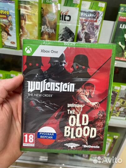 Wolfenstein the new order + the old blood xbox one