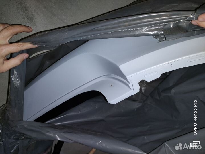 Задний бампер для фольцваген поло седан