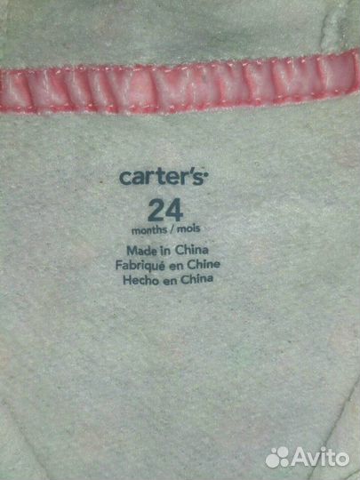Комбинезон флисовый carter's 18-24мес