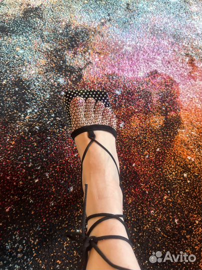 Босоножки с сеткой