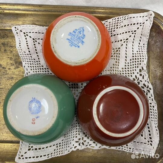 Чугунки фарфоровые Вербилки 1940-ые