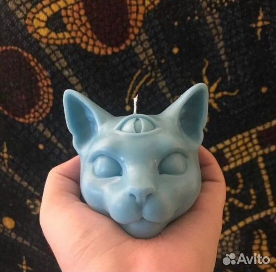 Молд «Кот» для свечей