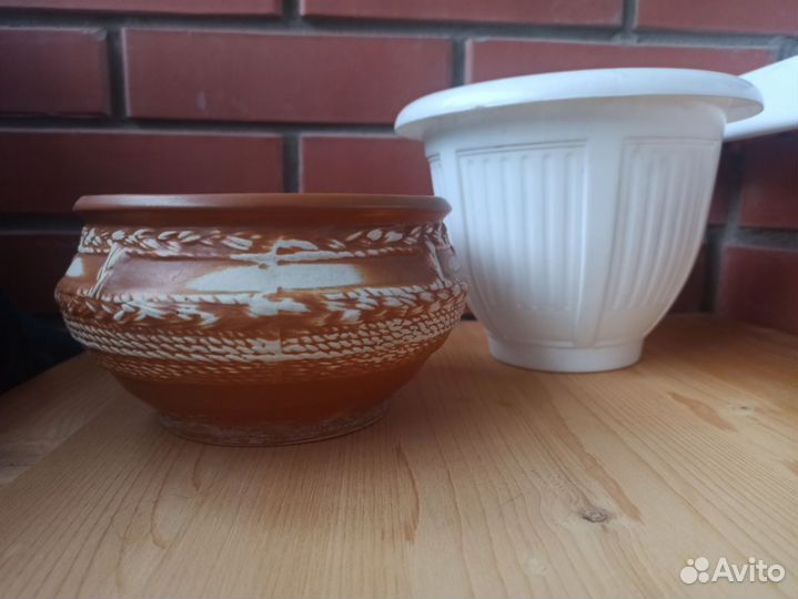 Горшок кашпо керамический