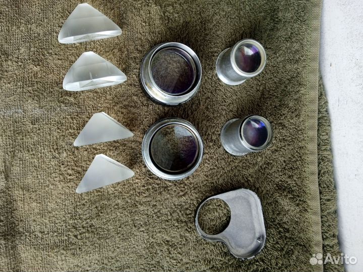 Окуляр, объектив, призма бинокля бпц5 8х30 комз