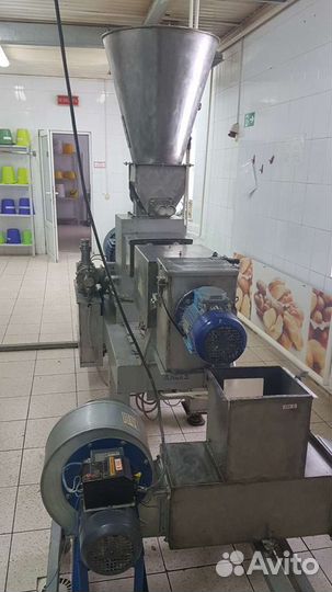 Экструдер для модиф-го крахмала,кукурузных палочек