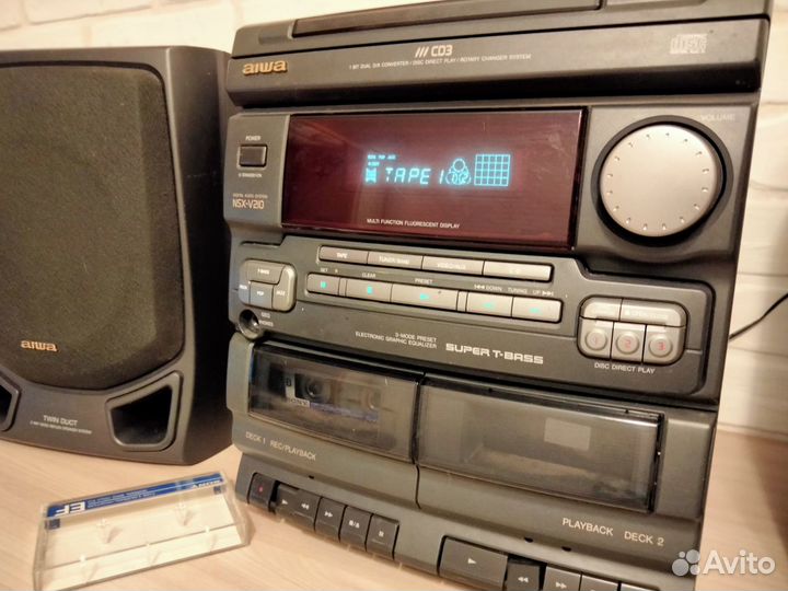 Музыкальный центр aiwa NSX-V210 japan 1990е винтаж