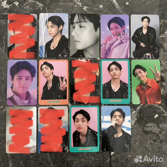 Официальные карточки bts