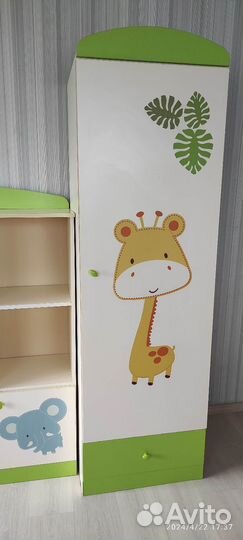 Комод+ шкаф+ полки для игрушек/книг