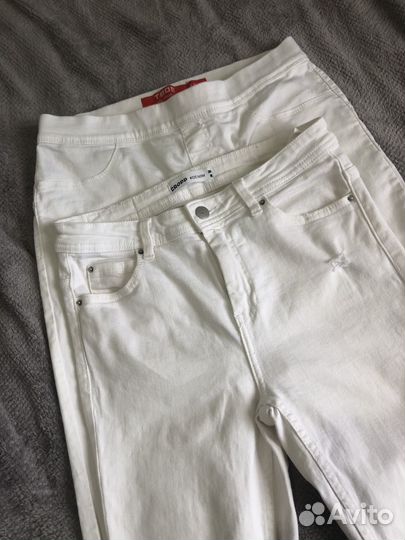 Женские белые джинсы 48/38