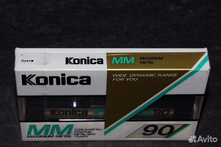 Аудиокассета konica MM 90 japan market (5435-1)