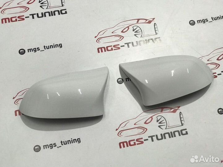 Накладки на зеркала (крышки) Х5М BMW F15 белые