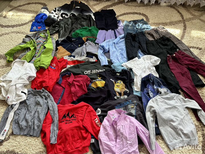 Детские вещи пакетом на мальчика 116-128