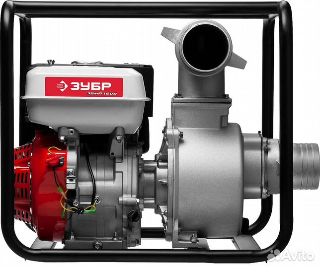 Мотопомпа бензиновая Зубр збмп-1600