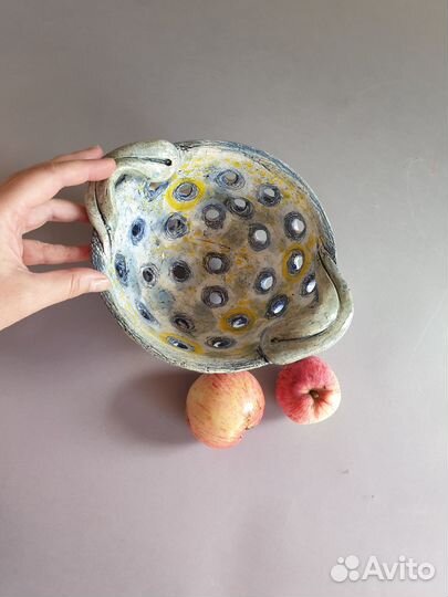 Тарелка для овощей и фруктов, дуршлаг