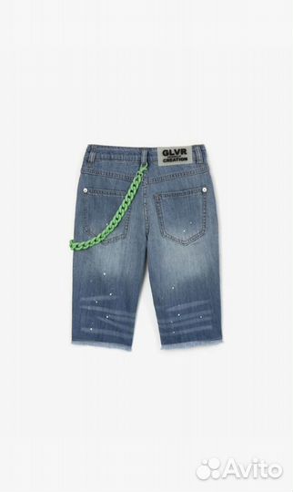 Gulliver бриджи джинсовые для девочки. Новые