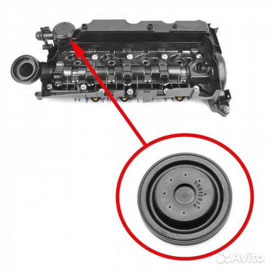 Мембрана клапанной крышки BMW B47B, B47D, B47F