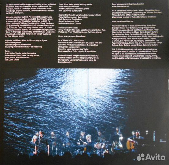 Виниловая пластинка Placebo, MTV Unplugged (Vinyl)
