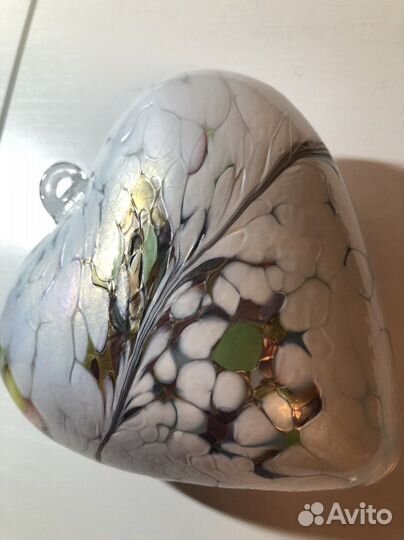 Большая ёлочная игрушка (15/13см) Стекло