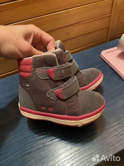 Ботинки демисезонные для девочки reima