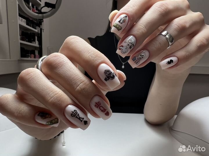 Маникюр с покрытием гель лак