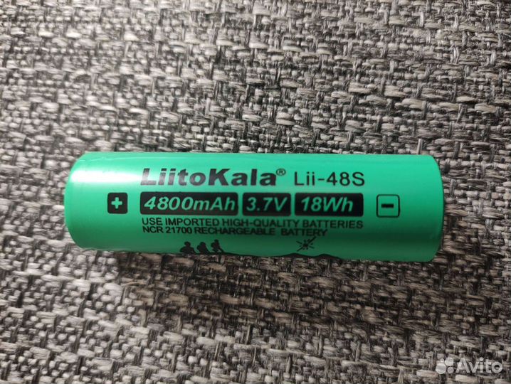 Новые аккумуляторы 21700 Li-ion Lii-48S LiitoKala