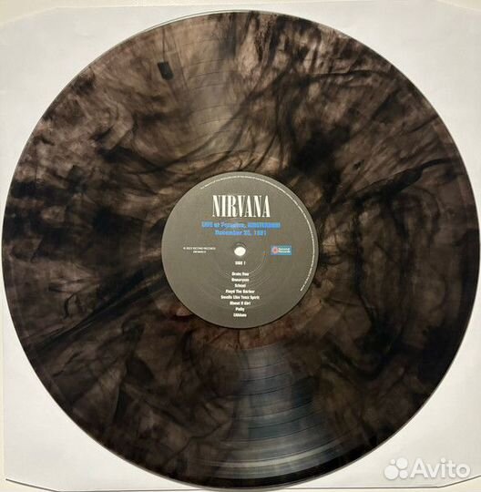 Винил Nirvana – Live AT Paradiso, Amsterdam (grey