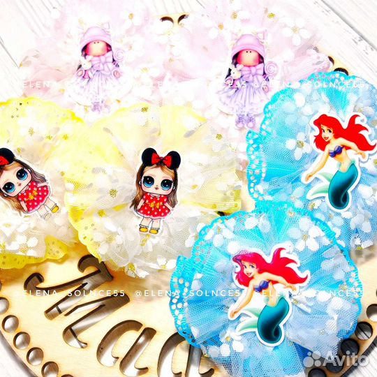 Бантики для девочек/ резиночки в садик