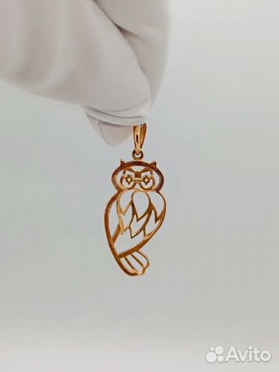 Подвеска с синтетическим камнем Золото