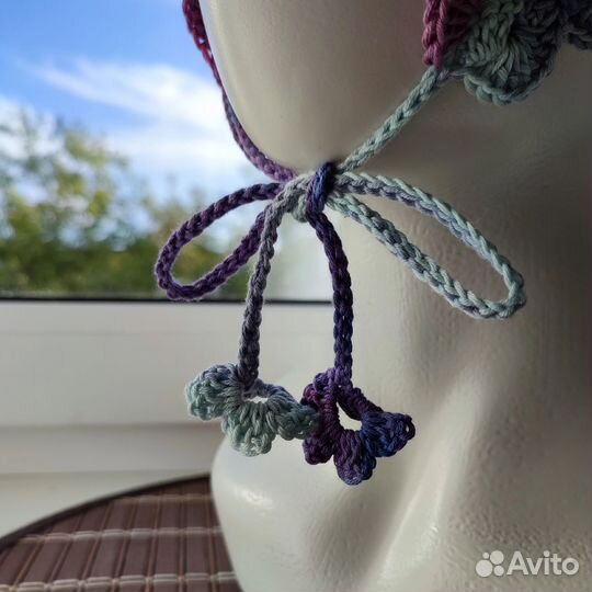 Вязаная косынка